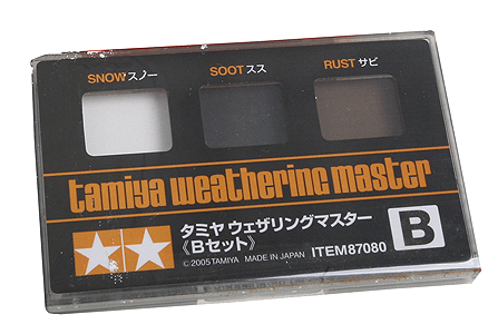 Master Weathering Sets -- B: Snow, Soot, Rust