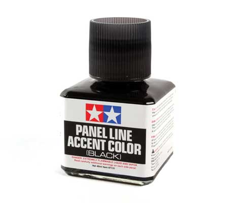 Panel Line Accent Color Wash - 1.35oz  40mL -- Black