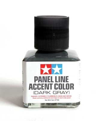 Panel Line Accent Color Wash 1.35oz 40ml -- Dark Gray