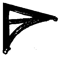 Eave Brackets -- Curved, Center Brace pkg(8)