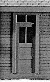 2-Lite Door w/2-Lite Transom -- Chicago & North Western