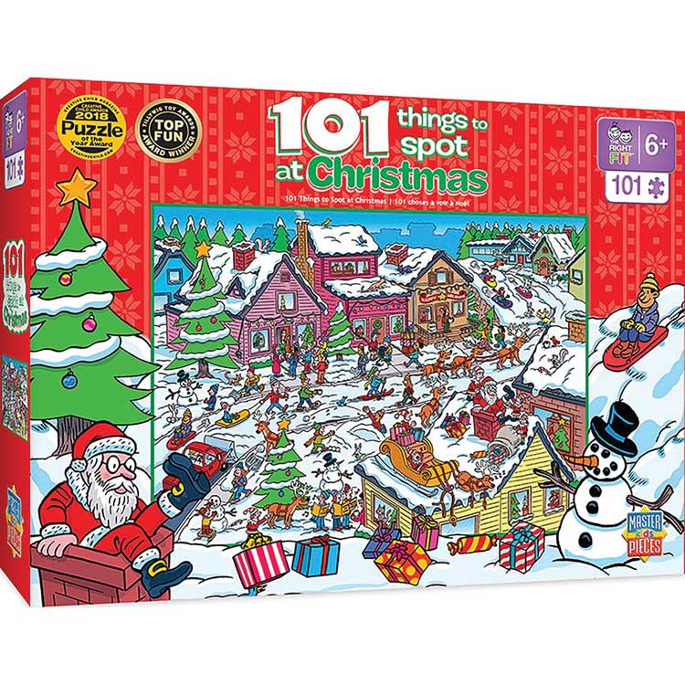 Puzzle -- 101 Things to Spot at Christmas (101 Pieces)