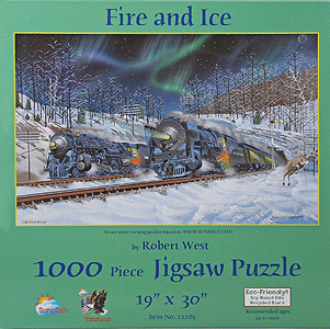 Puzzle -- Fire & Ice (1000 Pieces)