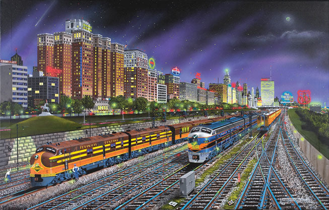 Puzzle -- Chicago Nights (1000 Pieces)