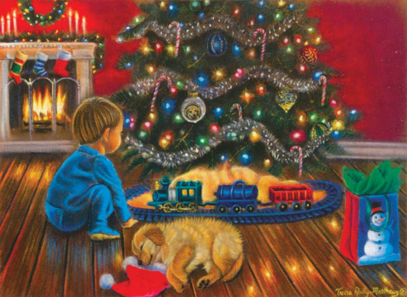 Train Puzzle -- Under the Tree (1000 Pieces)