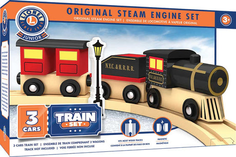 Lionel(R) Original Steam Engine Wood Train Set -- New York Central & Hudson River