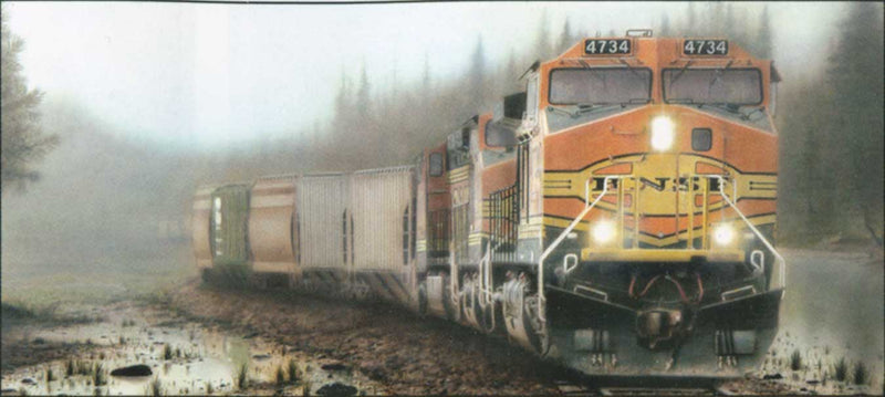 Giants in the Mist Train Puzzle -- 1000 Pieces