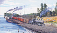 Train Puzzle -- Crossing Columbia (River) (550 Pieces)