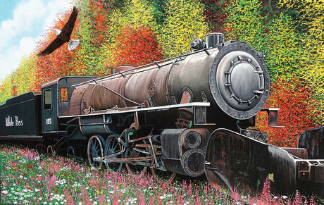 Skagway Locomotive Jigsaw Puzzle -- 550 Pieces-1