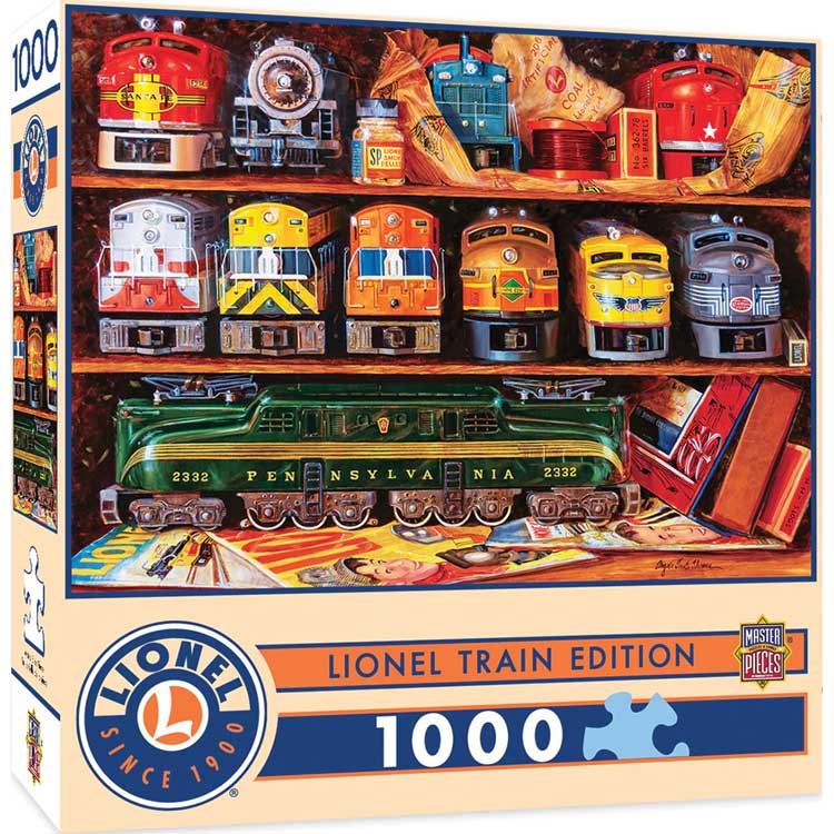 Puzzle -- Lionel(R) Trains Well-Stocked Shelves (1000 Pieces)