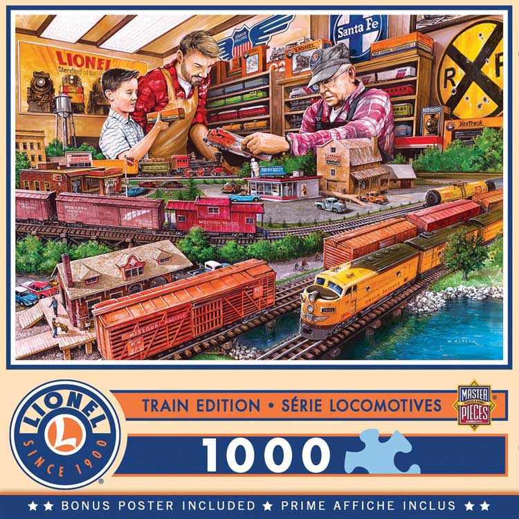 Puzzle -- Lionel(R) Trains - Shopping Spree (1000 Pieces)