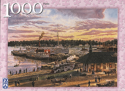 1000 Piece Puzzle -- An 1890's Rendition Of Harbor Springs