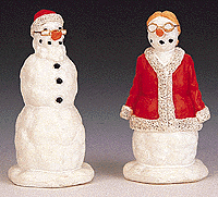 Mr & Mrs Santa Snowman 2/