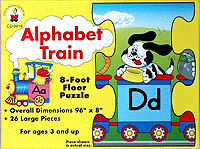 Alphabet Train Floor Puzzle (26 Pieces)