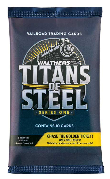 Single Card Pack - Titans of Steel(TM) -- Pack of 10 Trading Cards (8 Common, 1 Rare Card, 1 Wildcard) - Series One-1