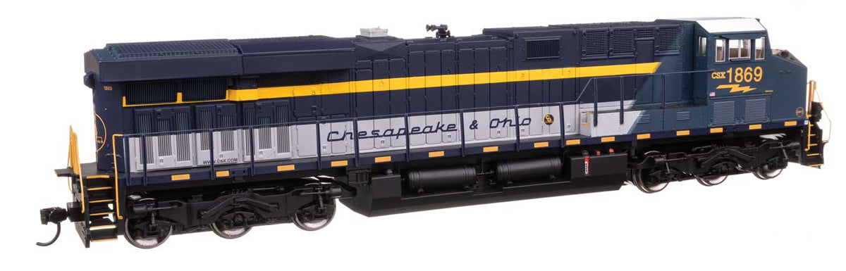 GE ES44AC Evolution Series GEVO - Standard DC -- CSX #1869 (Chesapeake & Ohio Heritage)-2