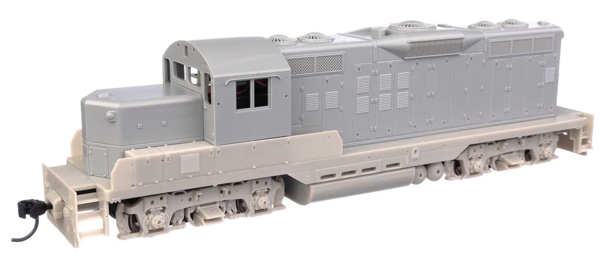 EMD GP9 Phase II with Chopped Nose - Standard DC -- Undecorated (gray)-1