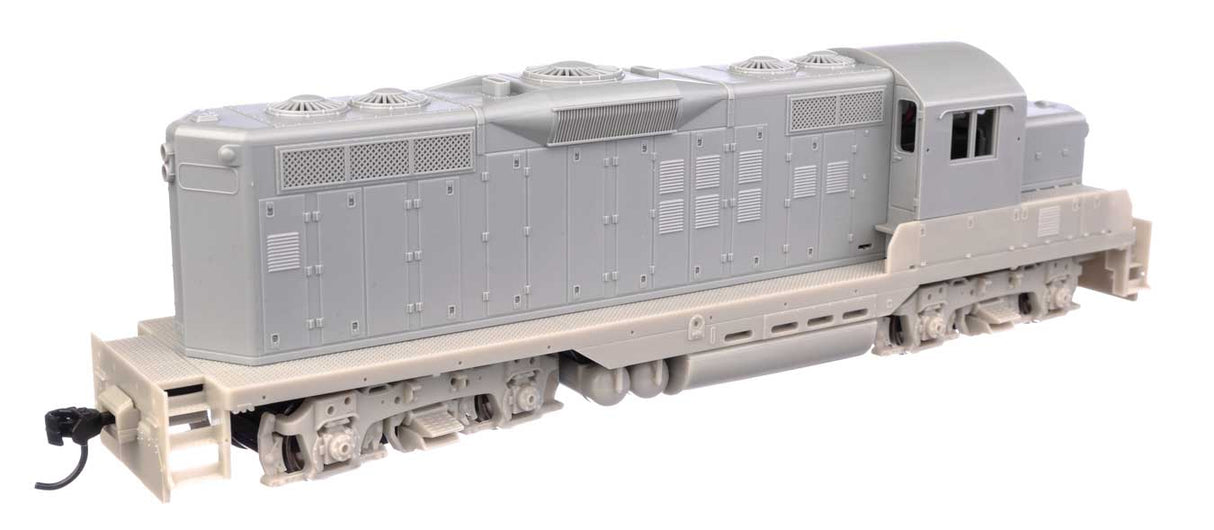 EMD GP9 Phase II with Chopped Nose - Standard DC -- Undecorated (gray)-2