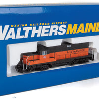 EMD GP9 Phase II with Chopped Nose - Standard DC -- Milwaukee Road #969 (orange, black; Large Milwaukee Name, GP20 Nameplate)
