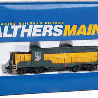 EMD GP9 Phase II with Chopped Nose - Standard DC -- Chicago & North Western(TM) #4531 (yellow, green; Employee Owned Logo)