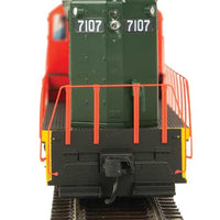 EMD GP9 Phase II with High Hood - Standard DC -- National Railways of Mexico NdeM #7107