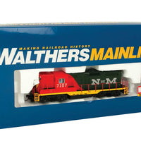 EMD GP9 Phase II with High Hood - Standard DC -- National Railways of Mexico NdeM #7107