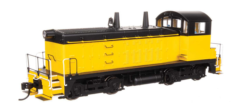 EMD NW2 Phase V - Standard DC -- Unlettered - Yellow & Black-1
