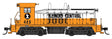 EMD SW7 Phase II - Standard DC -- Illinois Central #423
