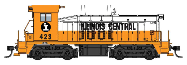 EMD SW7 Phase II - Standard DC -- Illinois Central #423