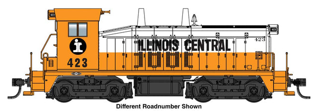 EMD SW7 Phase II - Standard DC -- Illinois Central #1211