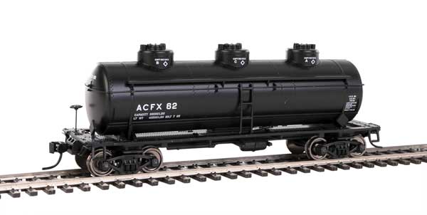 36' 3-Dome Tank Car - Ready to Run -- ACFX #62-1