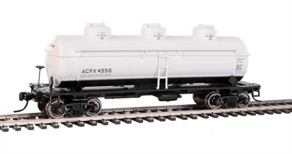 36' 3-Dome Tank Car - Ready to Run -- ACFX #4556-1