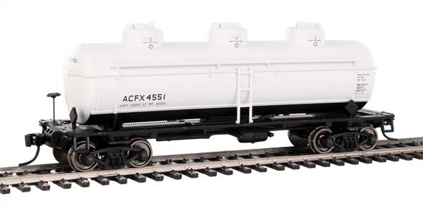 36' 3-Dome Tank Car - Ready to Run -- ACFX #4551-1