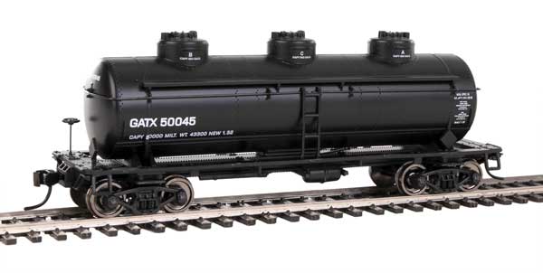 36' 3-Dome Tank Car - Ready to Run -- GATX #50045-1