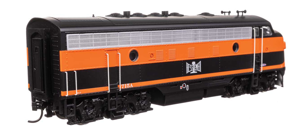 EMD F7 A-B Set - Standard DC -- Bessemer & Lake Erie #715A/715B-2