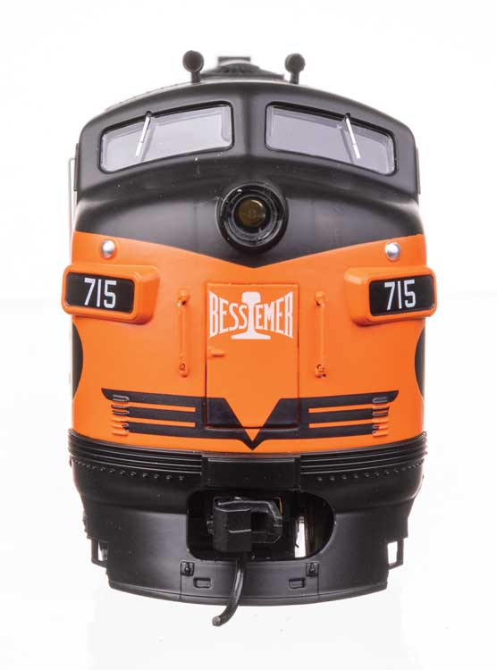 EMD F7 A-B Set - Standard DC -- Bessemer & Lake Erie #715A/715B-3