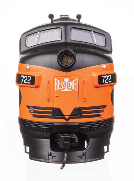 EMD F7 A-B Set - Standard DC -- Bessemer & Lake Erie #722A, 722B-3