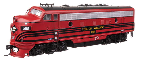 EMD F7 A-B Set - Standard DC -- Lehigh Valley #566/567-2