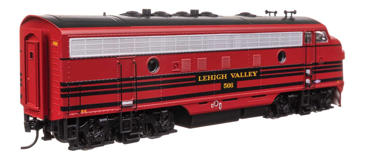 EMD F7 A-B Set - Standard DC -- Lehigh Valley #566/567-3