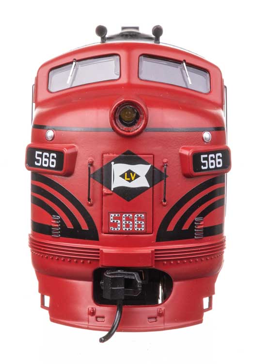 EMD F7 A-B Set - Standard DC -- Lehigh Valley #566/567-4