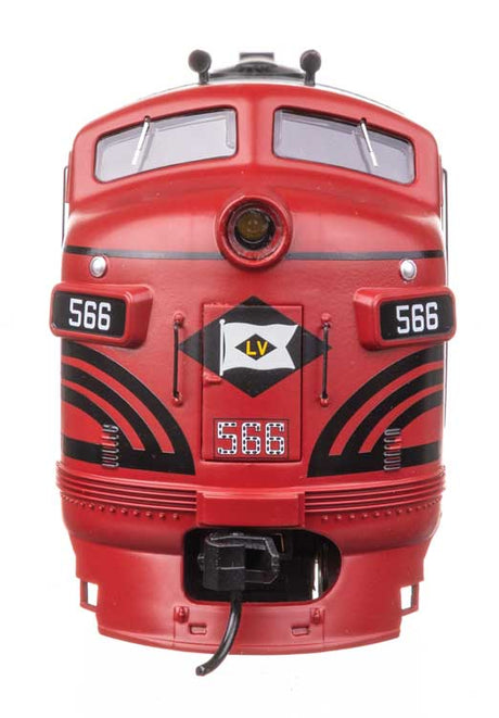 EMD F7 A-B Set - Standard DC -- Lehigh Valley #566/567-4