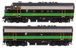 EMD F7 A-B Set - Standard DC -- Reading #267A/267B-1