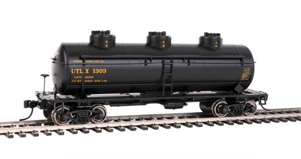 36' 3-Dome Tank Car - Ready to Run -- UTLX #1303-1