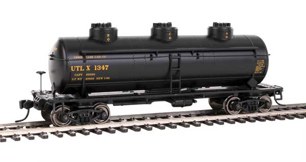 36' 3-Dome Tank Car - Ready to Run -- UTLX #1347-1