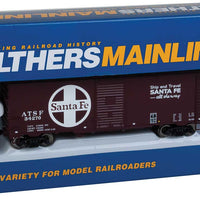 40' Association of American Railroads (AAR) Modernized 1948 Boxcar -- Santa Fe #34270 (Mineral Red, white; Large Logo, "Ship and Travel..." Slog