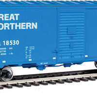 40' Association of American Railroads (AAR) Modernized 1948 Boxcar -- Great Northern #18530 (Big Sky Blue, white; Large Rocky Logo)