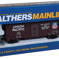 40' Association of American Railroads (AAR) Modernized 1948 Boxcar -- Union Pacific(R) #107655 (brown, white; "Ship and Travel", Shield Logo)