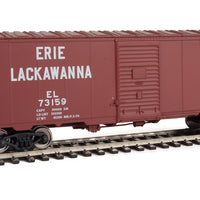40' Association of American Railroads AAR Modernized 1948 Boxcar - Ready to Ru -- Erie-Lackawanna #73159 (Boxcar Red, Large Diamond Logo)