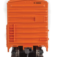 40' Association of American Railroads AAR Modernized 1948 Boxcar - Ready to Ru -- Illinois Central #400555 (orange, black; Large Split Rail Logo)