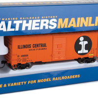 40' Association of American Railroads AAR Modernized 1948 Boxcar - Ready to Ru -- Illinois Central #400555 (orange, black; Large Split Rail Logo)